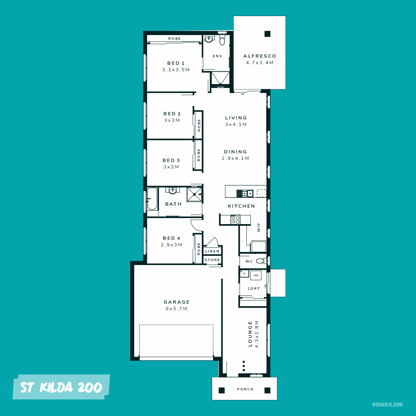 4 bedroom home design builder floorplan queensland facade layout house land